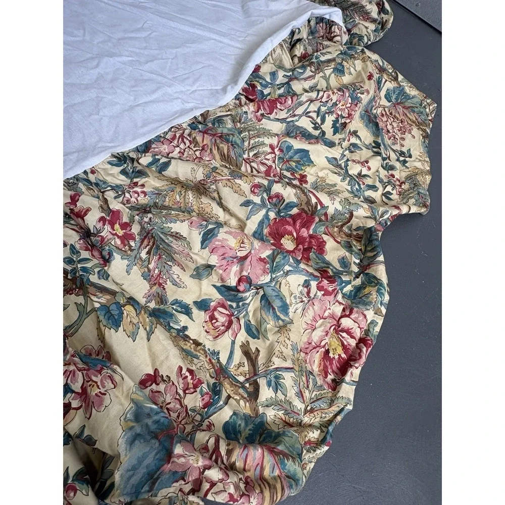 RALPH LAUREN TANGIER FLORAL QUEEN SPLIT CORNERS BEDSKIRT Very Nice*